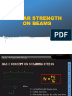 Lecture 8 - Shear Strength On Beams