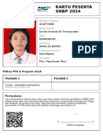 Kartu Peserta SNBP 2024: 424070368 Jovitta Ananda BR Simanjuntak 0066585030 Sman 20 Batam Kota Batam Prov. Kepulauan Riau