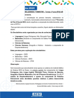 Cronograma Simuladinho 1º bimestre 3º A_B