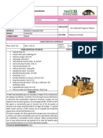 Ficha Técnica de Maquinaria