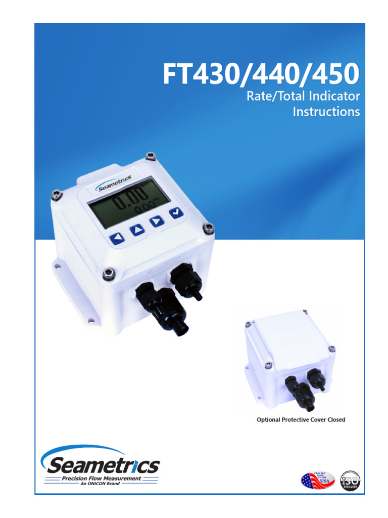 Seametrics FT430/440/450 Manual | PDF | Computer Engineering | Electricity