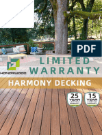 Honorwood Harmony Series Decking Warranty 2021
