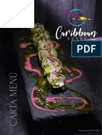 Carta Menu Caribbean Ac