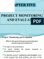 Chapter 5 Project Monitoring and Evaluation (4)
