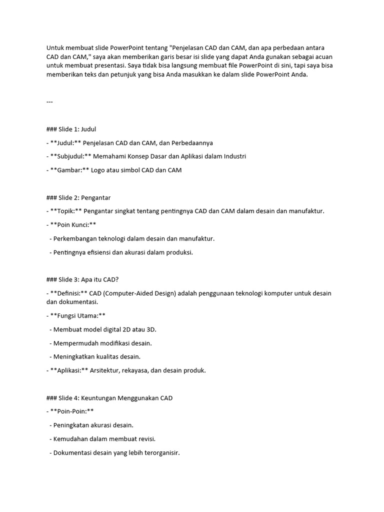 Pengertian CAD CAM | PDF