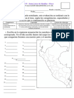 Evaluacion Diagnostica 1ro y 2do Sec CC - SS.