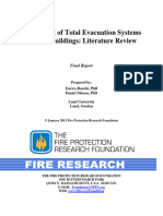 Assessment of Total Evacuation Systems For Tall Buildings: Literature Review
