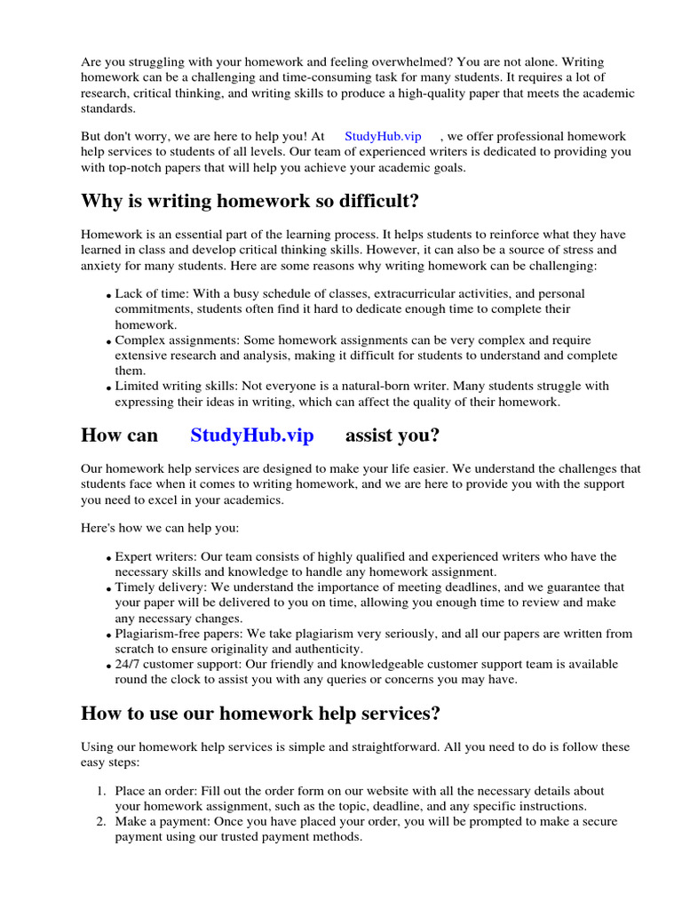 How To Use Homework Help | Download Free PDF | Homework | Learning