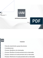 UVM 2023    Gestión de Interesados