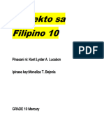Proyekto Sa Filipino 10