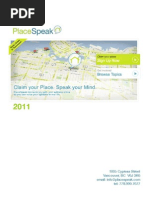 Download PlaceSpeak Brochure by PlaceSpeak SN71988028 doc pdf