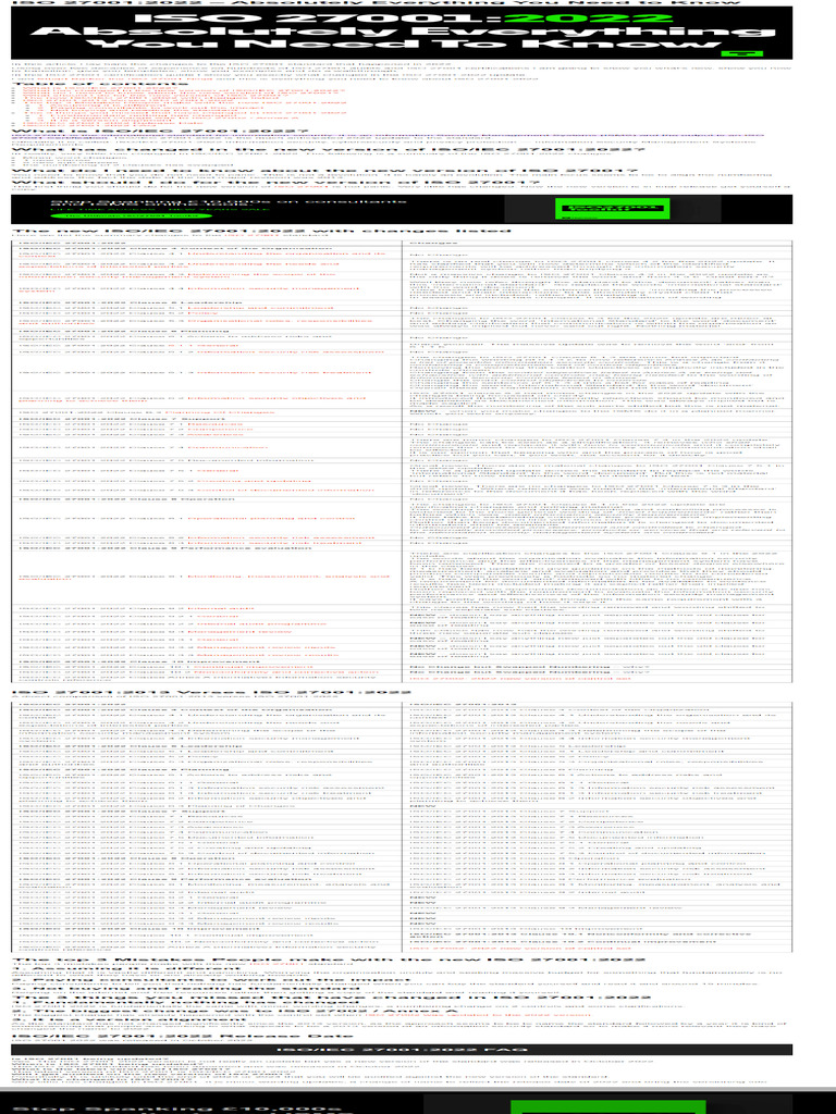 Iso 27001 2022 update absolutely everything you need to know pdf