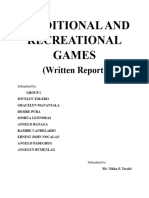 Traditional and Recreational Games