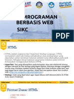 Pertemuan 2 - Pemrograman Web Sikc