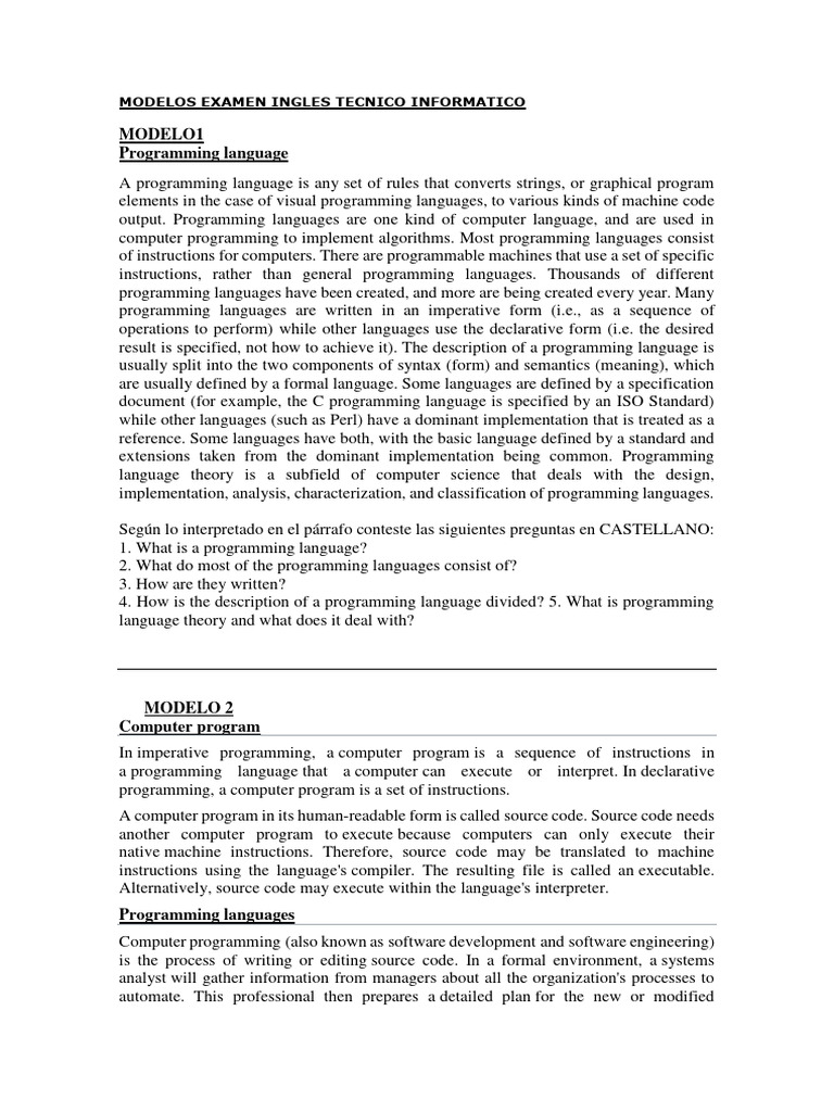 Modelos examen ingles tecnico informatico pdf programmable logic