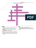 Crossword Influences of Culture, History, and Environment in Literary Selection