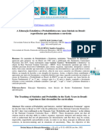 Texto Publicado Na Revista A Educação Estatistica