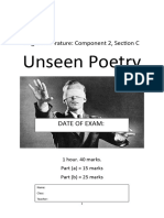 Unseen Poetry Revision Booklet