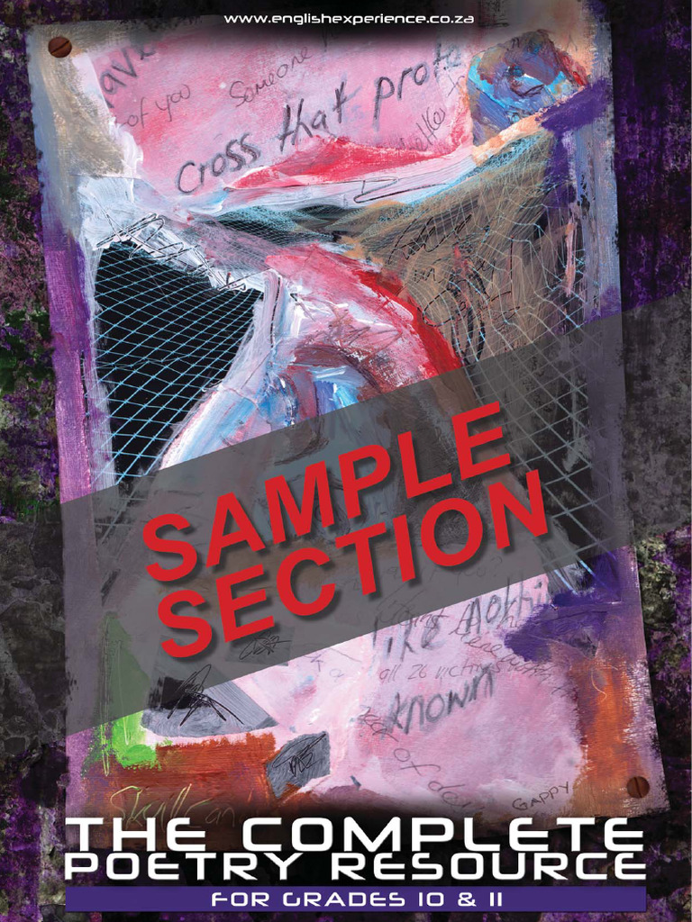 Grade 12 Poetry Resource Guide | PDF | Poetry