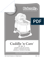 Cuddle N Care Rocking Bassinet - KB063 - Instructions