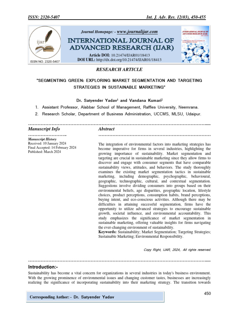 Unlocking Sustainable Growth Green Marketing Group Assessment - 8p2scaq