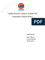 Capital Structure Analysis of IOCL