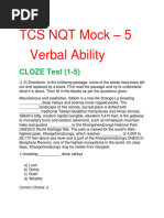 TCS NQT Practice Paper 5