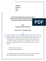 Analisis Sobre Reclutamiento