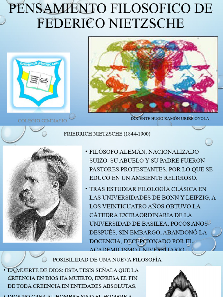 Filosofía De Friedrich Nietzsche: Explorando Su Pensamiento Y Legado ...