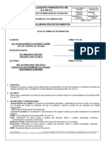 PNO-DOC-01 Elaboración de Documentos