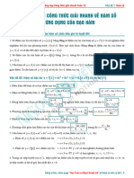 (Cô Ngọc Huyền LB) Công Thức Giải Nhanh Toán Lớp 12