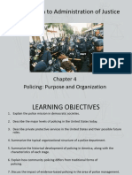 Lecture#5 Policing, Purpose, and Organization Online 22 Acc