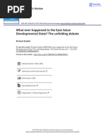 What Ever Happened To The East Asian Developmental State The Unfolding Debate