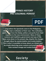Pre-Colonial Period 011509