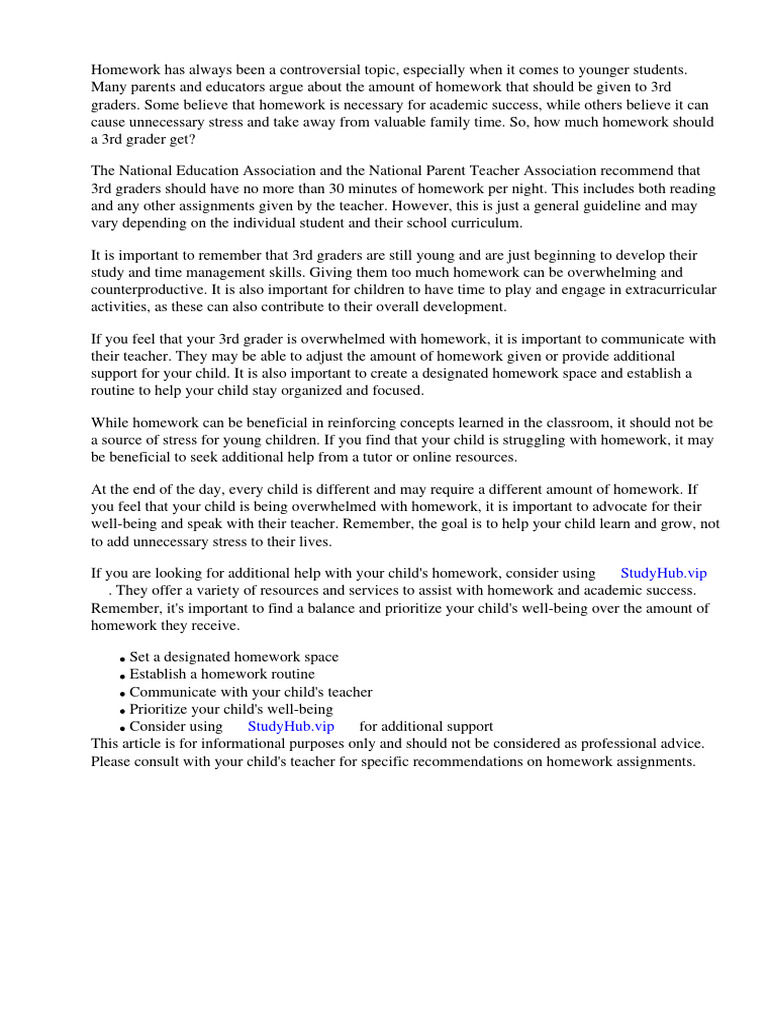 how-much-homework-should-a-3rd-grader-get-pdf-homework