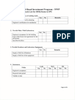 IPC Check List