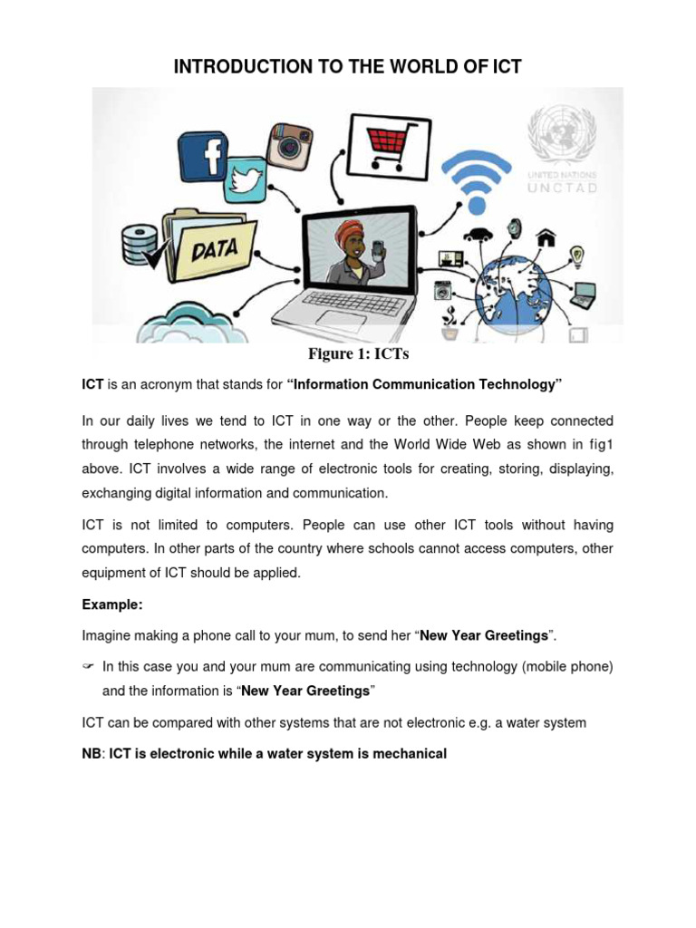 S1 Ict Notes | PDF | Information Technology | Information And ...