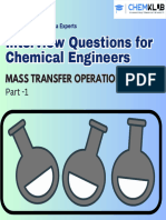 Mass Transfer Operation Part - 1