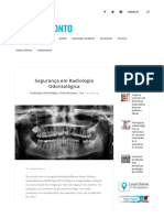 Segurança em Radiologia Odontológica - Local Odonto