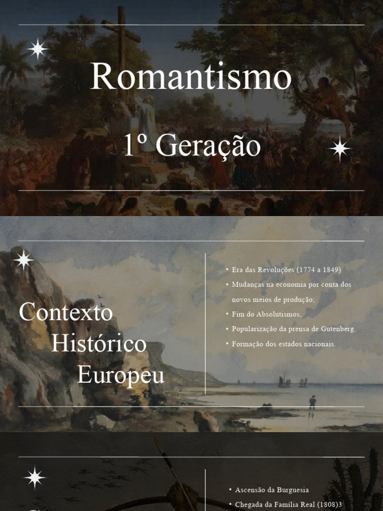 1ª Geração Romantista Brasileira | PDF | Romantismo