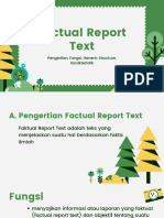 Factual Report Text: Pengertian, Fungsi, Generic Structure, Karakteristik