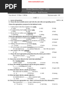 Namma Kalvi 9th English Model Question Paper 216332