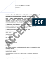 Anand v Kulkarni Antibiotics With or Without Rifaximin