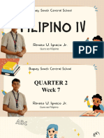 Q2 - FILIPINO4 - WEEK7 - Pagsusulat NG Timeline