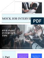 Mock Job Interview
