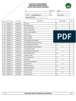 Daftar Hadir XB