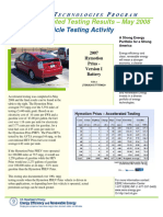 Hymotion Prius Accel Testing Results Report