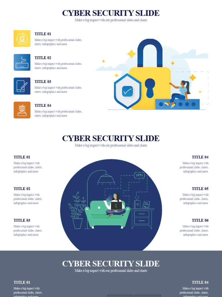 Impactful Cyber Security Presentation Slides | PDF