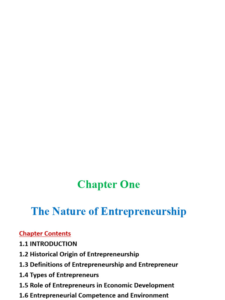 CH 1& 3 Modified The Nature of Entrepreneurship 2 2 2 | PDF ...