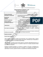 8.1.instrumento - Evaluación LISTA DE CHEQUEO DE PRODUCTO. Analisis